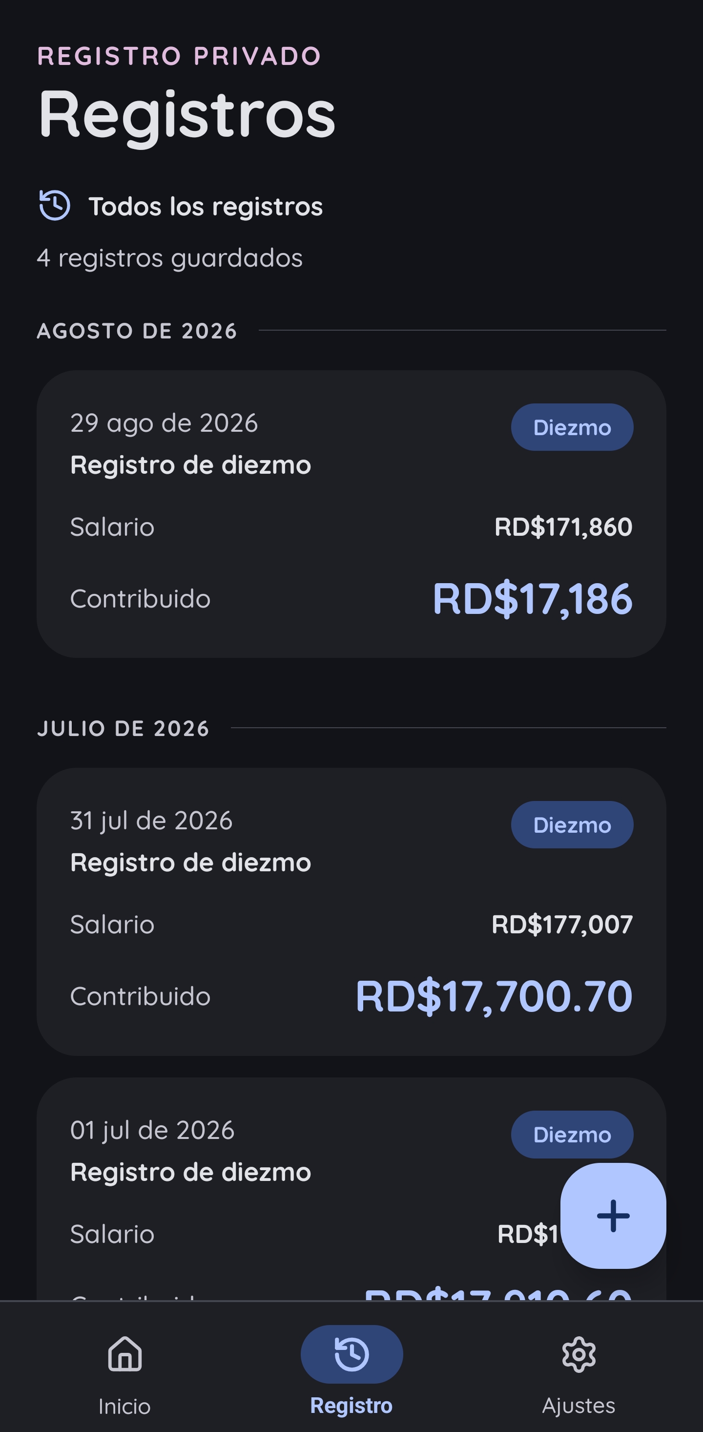 Historial - Logs